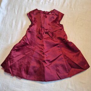 Gymboree girls size 12-18 months Prim and Proper Vintage maroon silky 2003 line